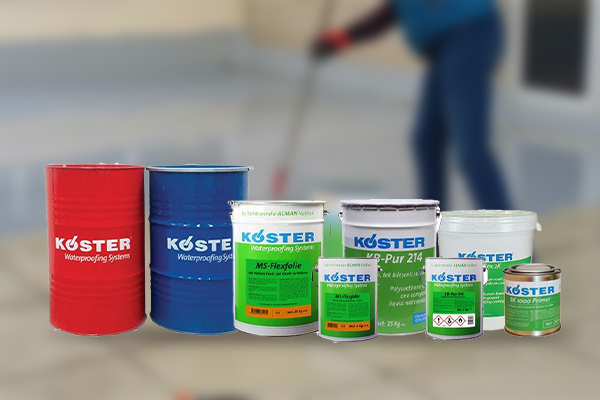 Poliürea, Poliüretan ve MS-Polymer Su Yalıtımı